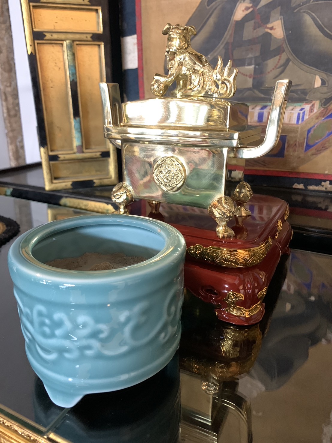 浮絵香炉/夷型香盤/角型金香炉を新調しました。